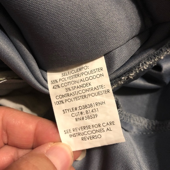 Speechless Strapless Watercolor Formal Dress Sz 5 - Picture 5 of 6